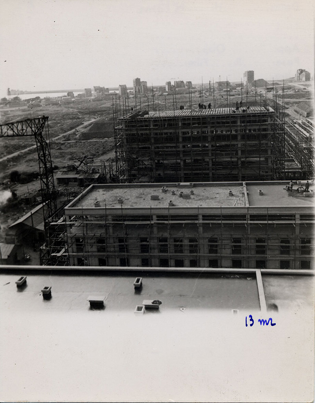 Construction des ISAI vers 1949, B. Esdras-Gosse