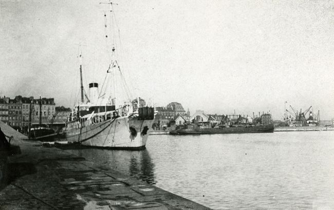 Le bassin de la Barre en 1930, photographie
